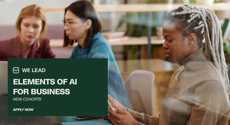 WE LEAD: Nέο δωρεάν πρόγραμμα “Elements of AI for Business”