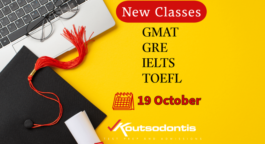 Νέα τμήματα για IELTS, GMAT, GRE & TOEFL στο Κέντρο Σπουδών Κουτσοδόντης. Kάνε εγγραφή τώρα!