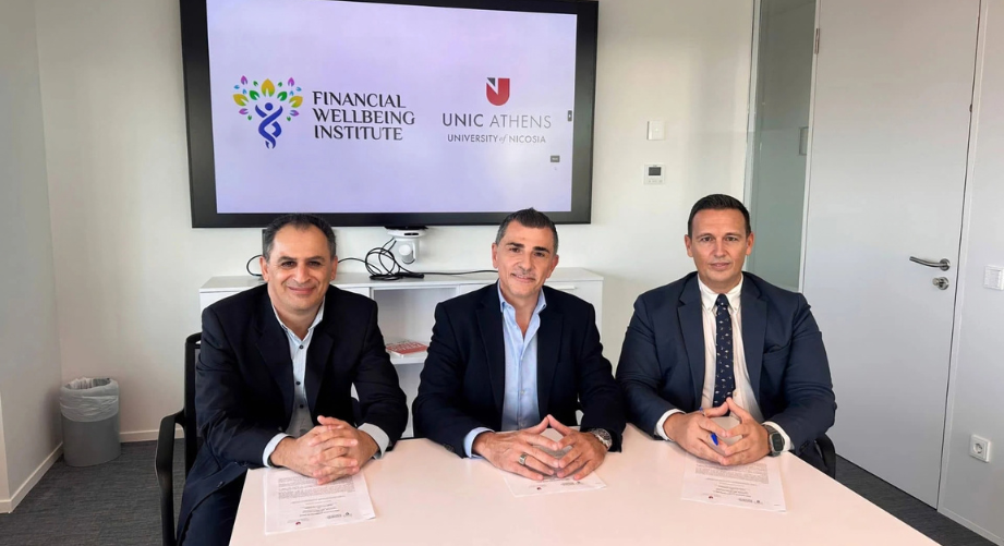 Financial Wellbeing Institute και Πανεπιστήμιο Λευκωσίας / UNIC Athens ενώνουν δυνάμεις για τη χρηματοοικονομική ευημερία σε Κύπρο και Ελλάδα