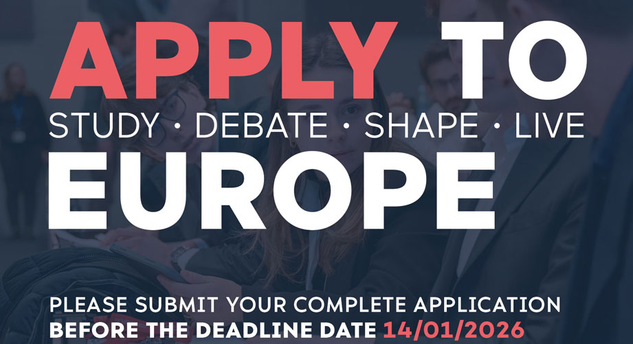 Μεταπτυχιακές Σπουδές στο Κολλέγιο της Ευρώπης