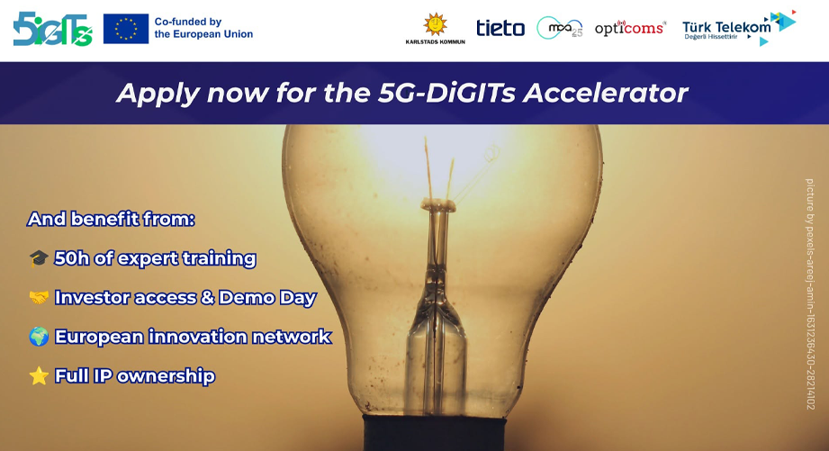 5G-DiGITs Accelerator: Ευκαιρία για φοιτητές σε 5G, 6G & AI