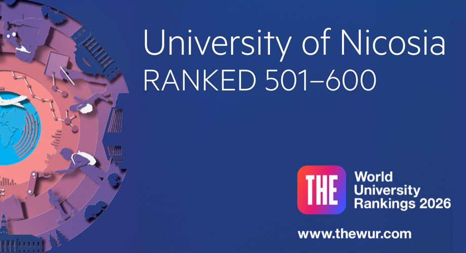 Το Πανεπιστήμιο Λευκωσίας στα Κορυφαία 501–600 Πανεπιστήμια του Κόσμου στην Κατάταξη THE World University Rankings 2026