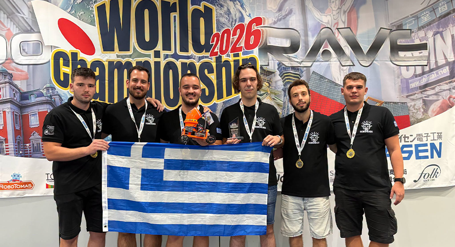 Χρυσό μετάλλιο στο Παγκόσμιο Πρωτάθλημα Ρομποτικής για την ομάδα RoboHeads του Πανεπιστημίου Θεσσαλίας