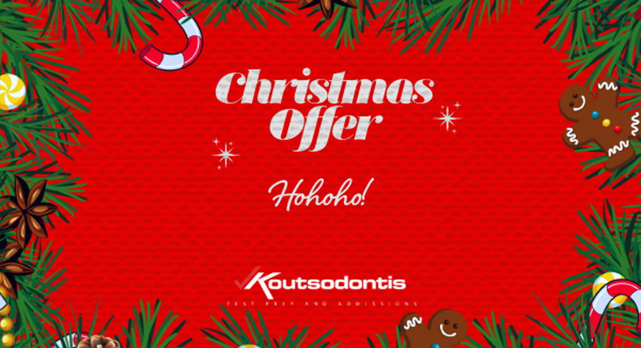 Χριστουγεννιάτικη προσφορά για προετοιμασία IELTS, TOEFL, GMAT & GRE στο Κέντρο Σπουδών Κουτσοδόντης