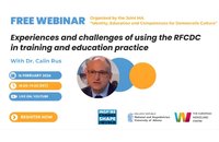 Δωρεάν Webinar "Experiences and Challenges of Using the RFCDC in Training and Education Practice" με τον Calin Rus