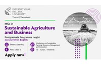 MSc in Sustainable Agriculture and Business | Διεθνές Πανεπιστήμιο της Ελλάδος
