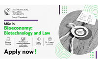 MSc in Bioeconomy: Biotechnology and Law | Διεθνές Πανεπιστήμιο της Ελλάδος
