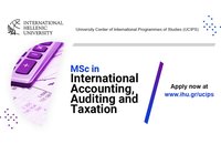 MSc in International Accounting, Auditing and Taxation | International Hellenic University