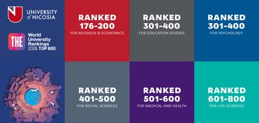 Πανεπιστήμιο Λευκωσίας: Κατατάσσεται ανάμεσα στα κορυφαία πανεπιστήμια παγκοσμίως σε έξι τομείς για το 2026